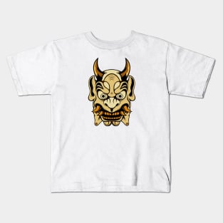 japanese devil mask Kids T-Shirt